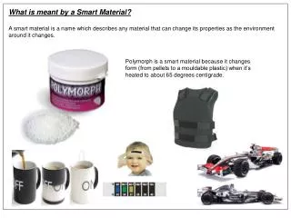 What is meant by a Smart Material?