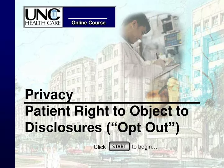 privacy patient right to object to disclosures opt out