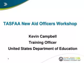 TASFAA New Aid Officers Workshop