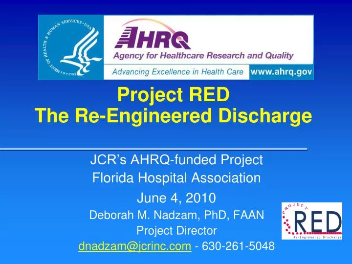 project red the re engineered discharge