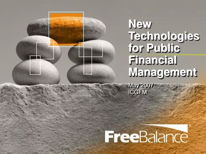 new technologies for public financial management