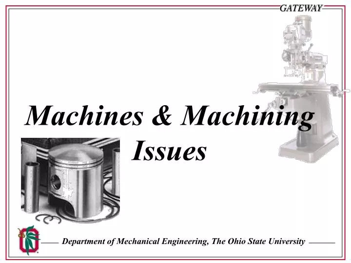 machines machining issues