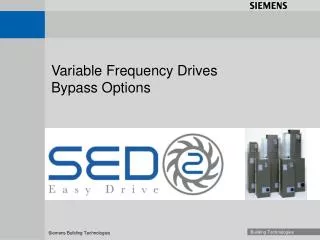 Variable Frequency Drives Bypass Options