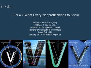 FIN 48: What Every Nonprofit Needs to Know