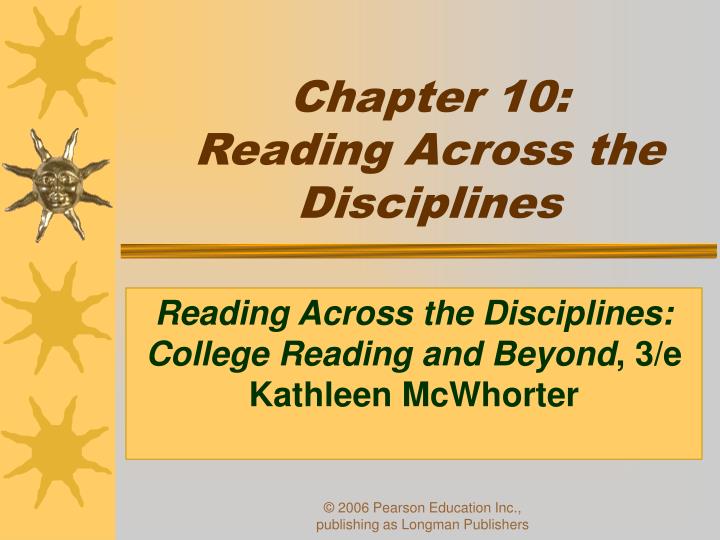 chapter 10 reading across the disciplines