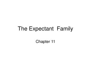 The Expectant Family