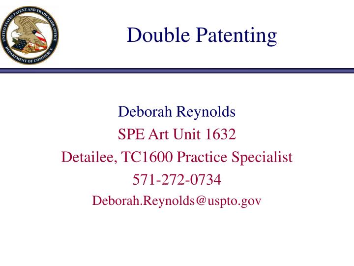 double patenting