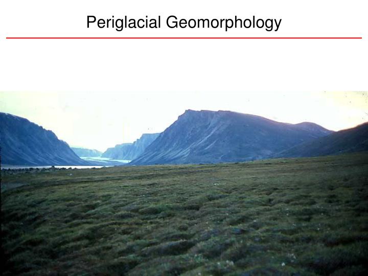 periglacial geomorphology