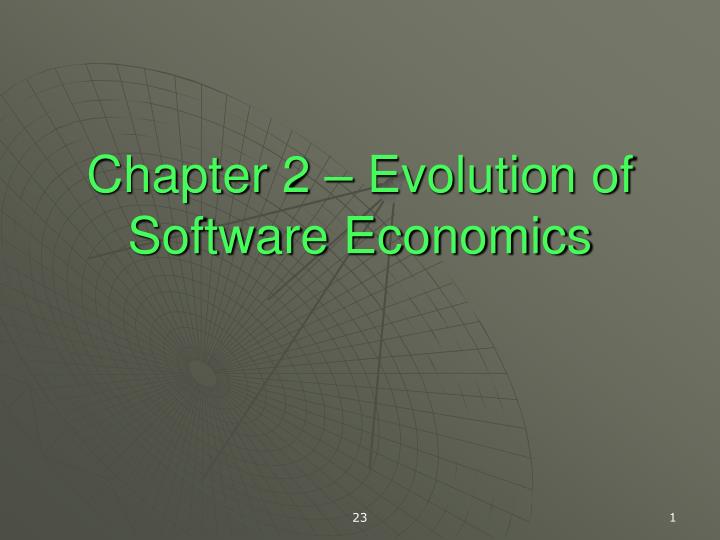 chapter 2 evolution of software economics