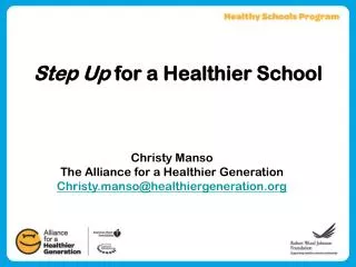 Step Up for a Healthier School