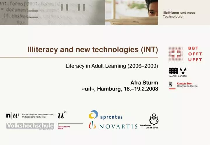 illiteracy and new technologies int