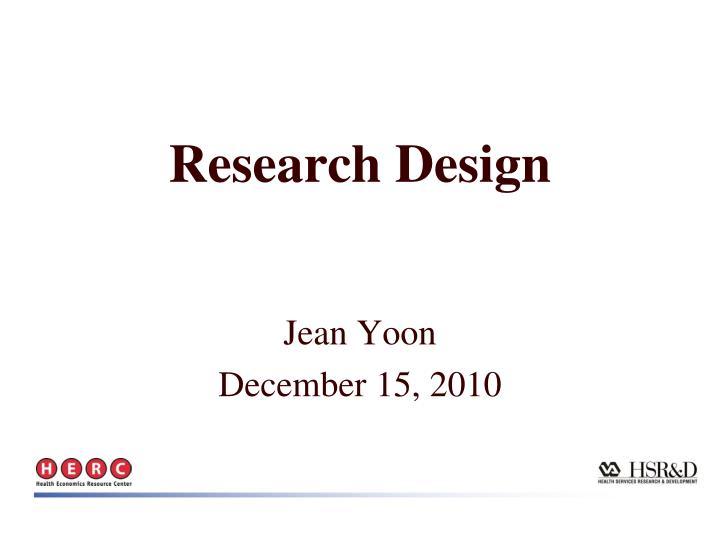 research design