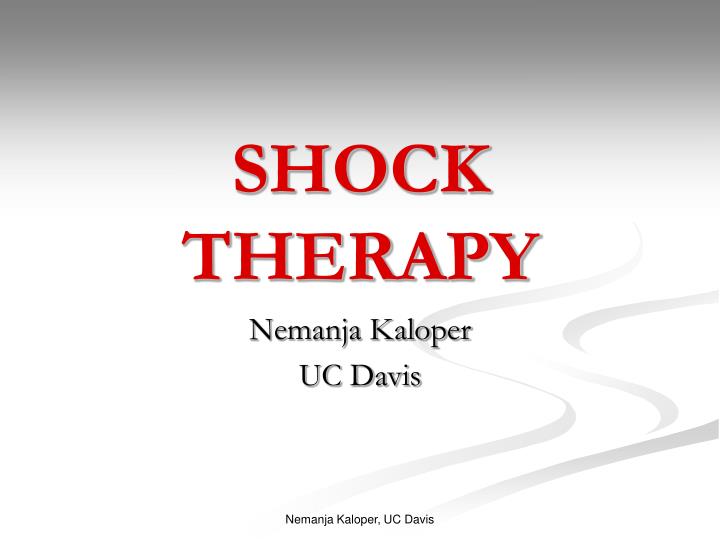 shock therapy