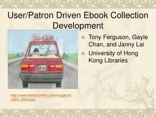 User/Patron Driven Ebook Collection Development
