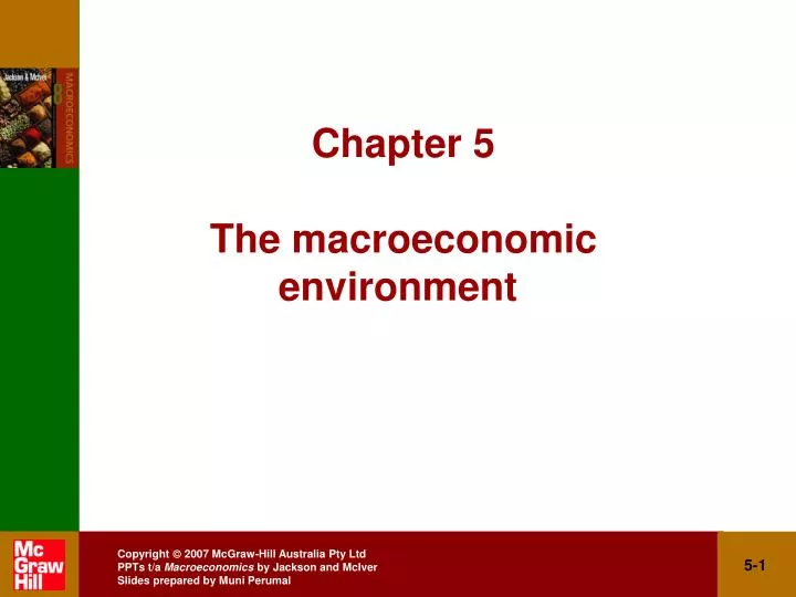 chapter 5 the macroeconomic environment