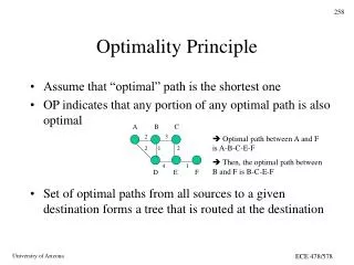 Optimality Principle
