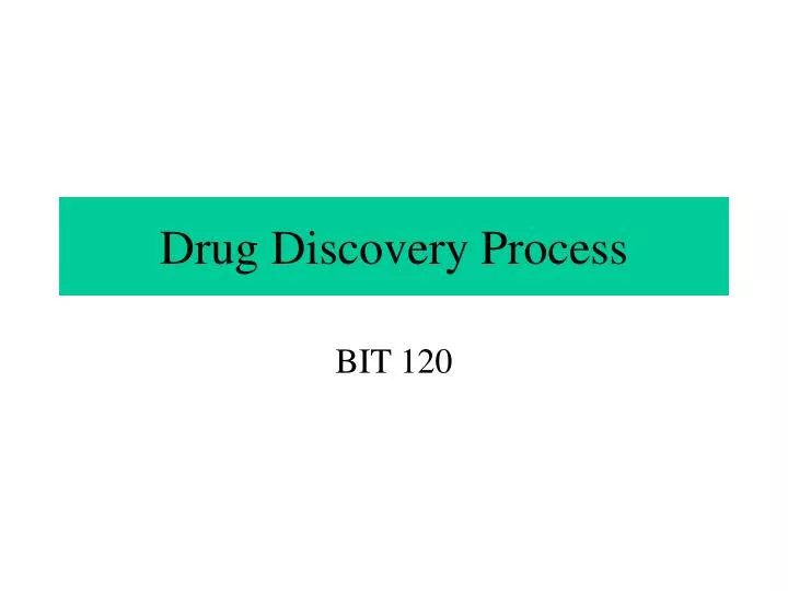 drug discovery process