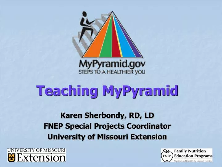 teaching mypyramid