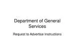 Department of General Services - slide 1