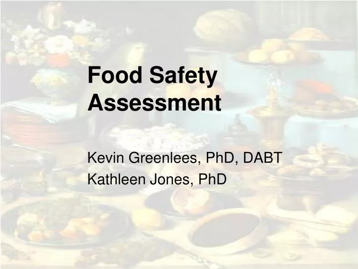 food safety assessment