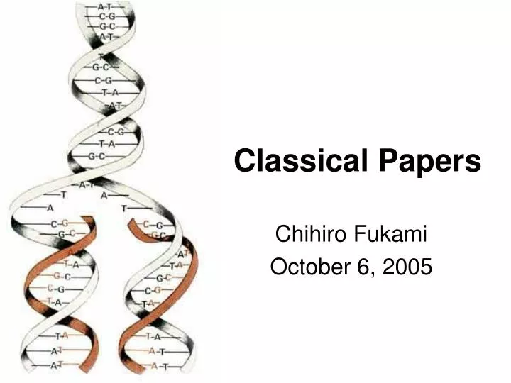 classical papers