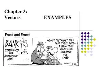 Chapter 3: Vectors			EXAMPLES