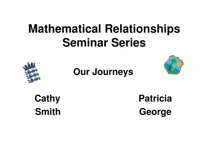 mathematical relationships seminar series