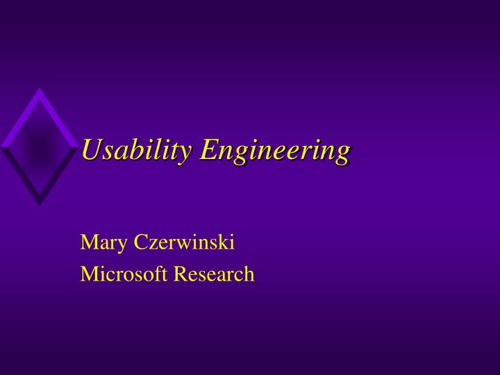 usability engineering