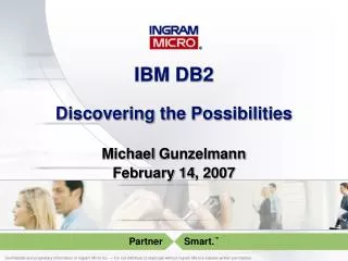 IBM DB2 Discovering the Possibilities