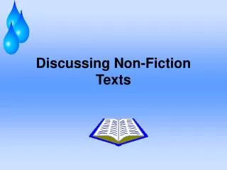 Discussing Non-Fiction Texts