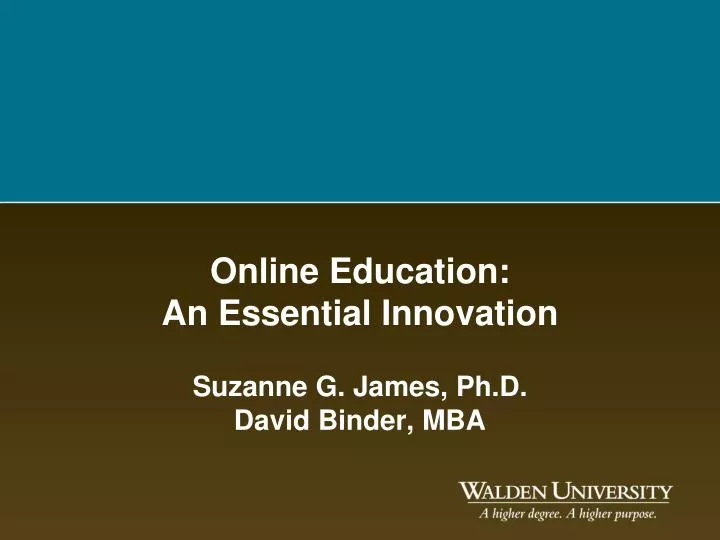 online education an essential innovation