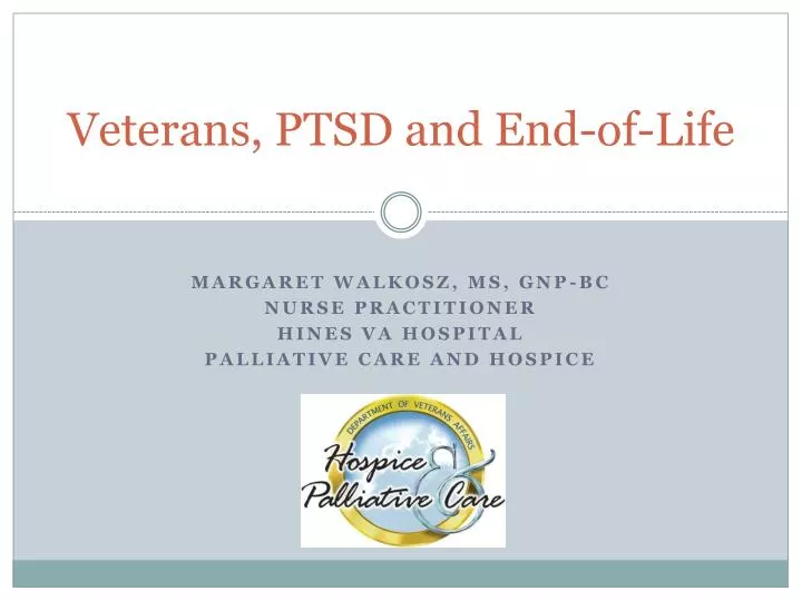 veterans ptsd and end of life