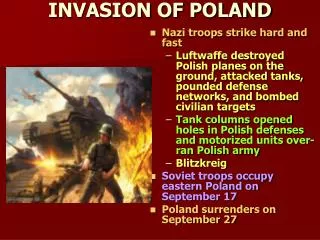 INVASION OF POLAND