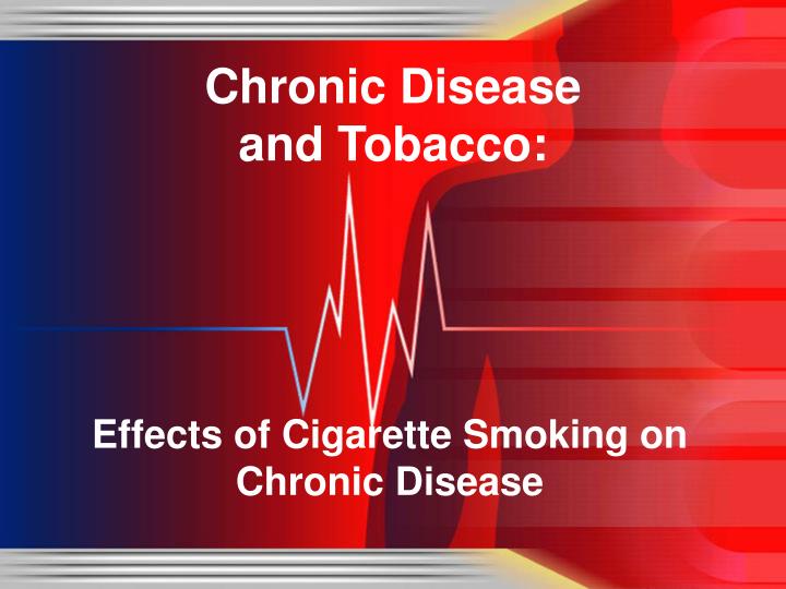 chronic disease and tobacco