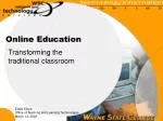 Online Education - slide 1