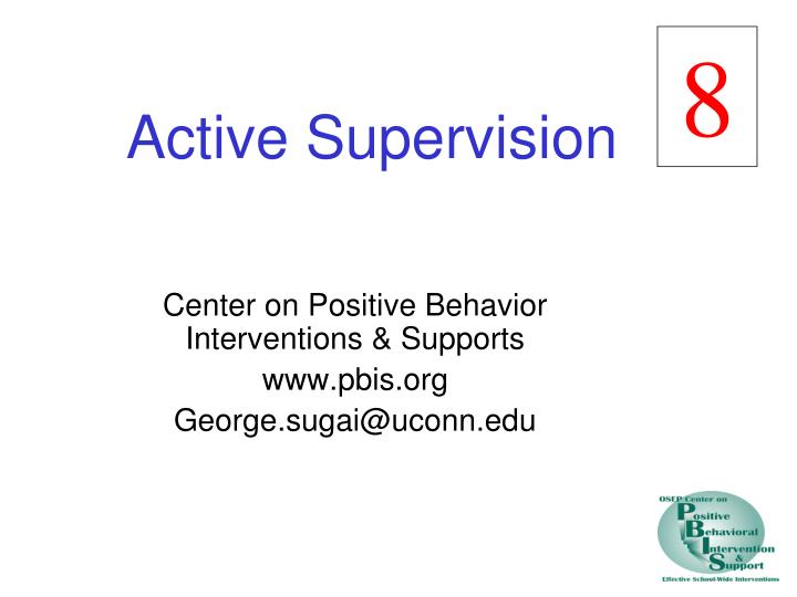 active supervision