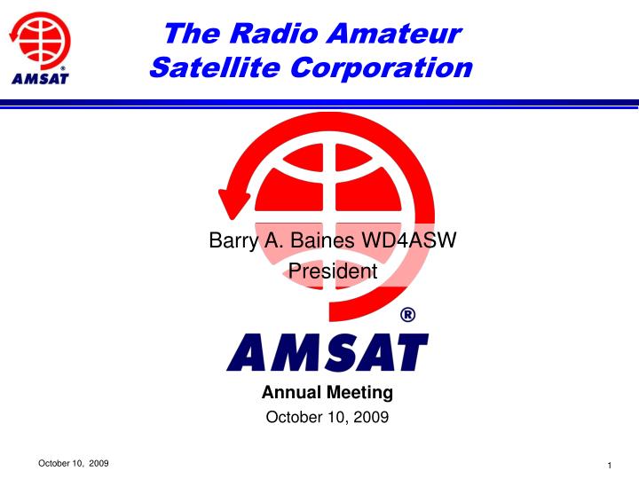 the radio amateur satellite corporation
