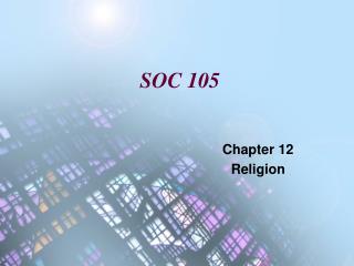 SOC 105