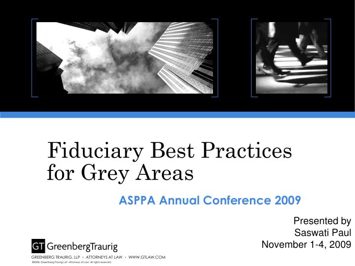 fiduciary best practices for grey areas