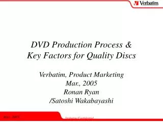 DVD Production Process &amp; Key Factors for Quality Discs
