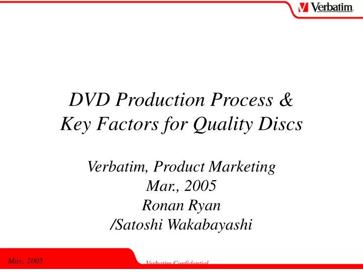 dvd production process key factors for quality discs