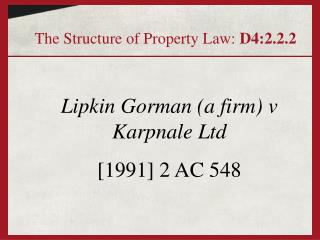 Lipkin Gorman (a firm) v Karpnale Ltd [1991] 2 AC 548