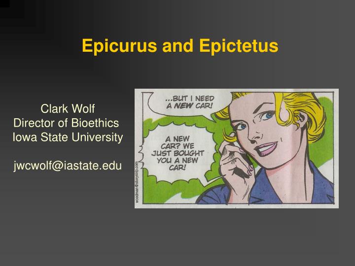 epicurus and epictetus