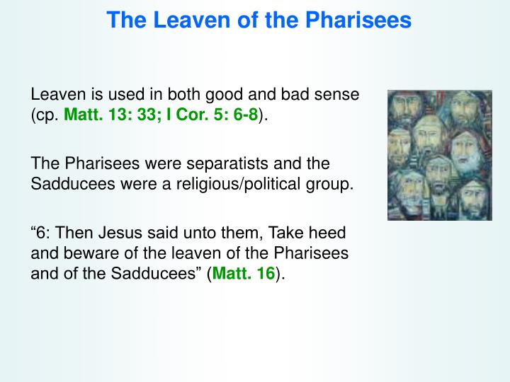 the leaven of the pharisees