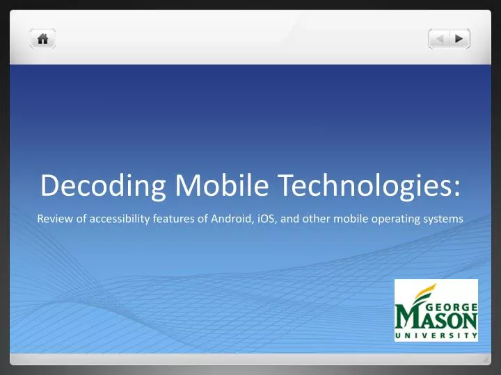 decoding mobile technologies