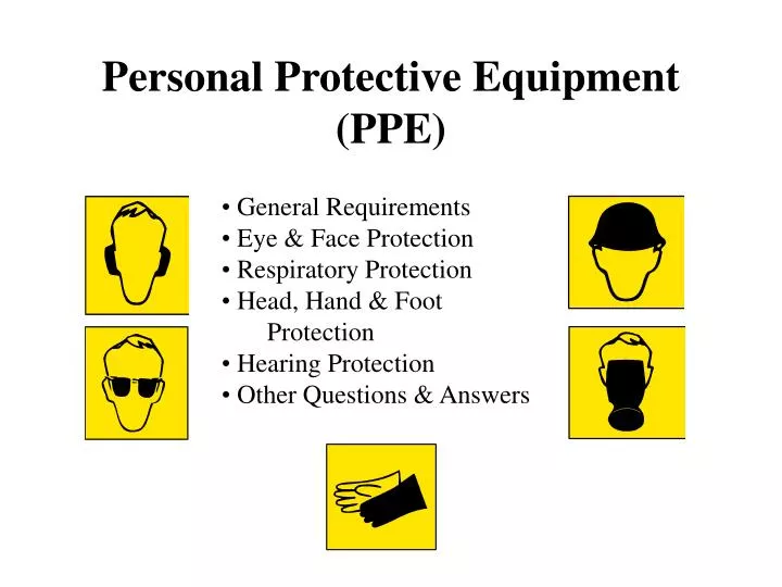 powerpoint presentation on personal protective equipment
