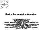 Caring for an Aging America