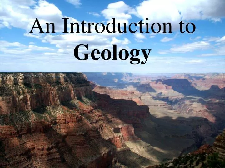 an introduction to geology