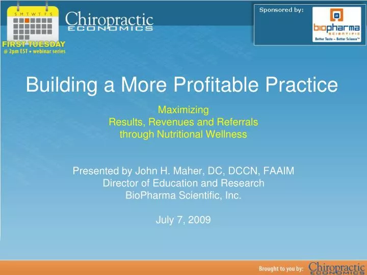 building a more profitable practice
