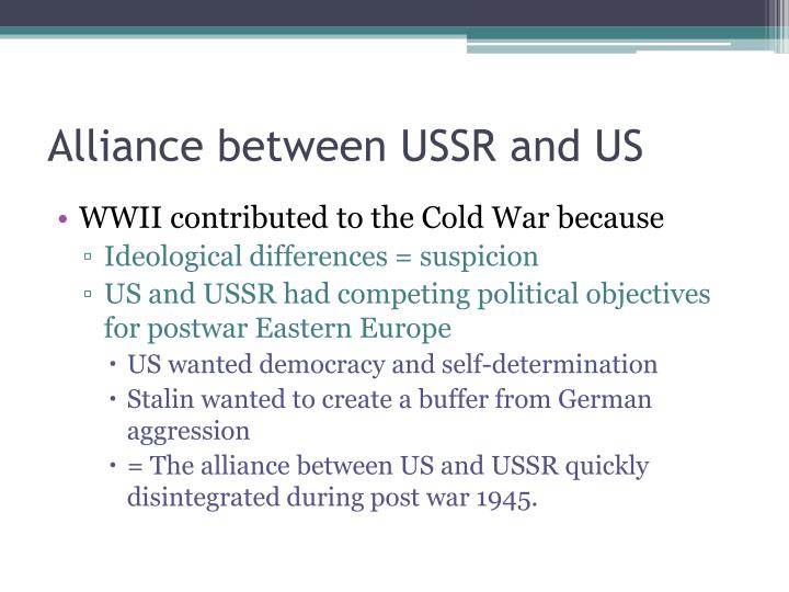 alliance between ussr and us